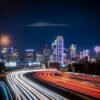 time lapse photography of city during night time