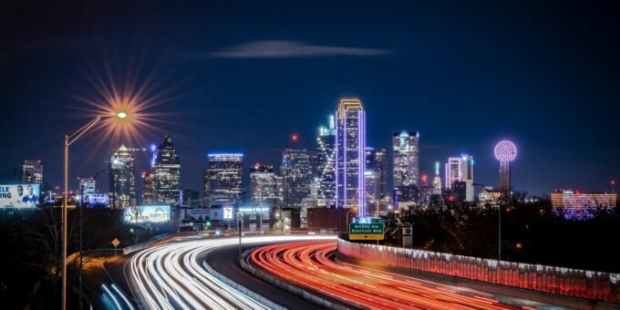 time lapse photography of city during night time