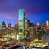 Urban Exploration in Dallas, Texas: A Hidden Gem for Adventurers a view of a city at night from the top of a building